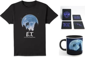 E.T. the Extra-Terrestrial T-Shirt, Mug and Coasters Bundle