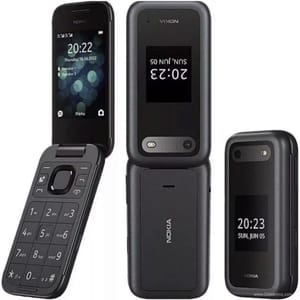 Nokia 2660 Flip 4G Black Unlocked Dual Sim Big Buttons