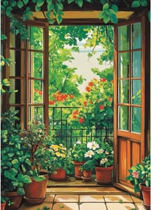 QENSPE Greenery 5D Diamond Painting