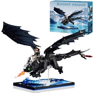 VEPOWER Night Dragon Building Kit for Boys 10+