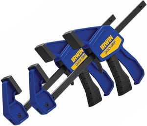 IRWIN Quick-Grip Light-Duty Mini Trigger Clamp 300mm Twin Pack T54122EL7