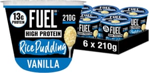 FUEL10K Vanilla High-Protein Rice Pudding 210 G 6 Pack - £5.40 S&S