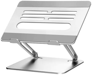 DEAL STACK - Favenik MacBook Stand: Adjustable, Foldable Desk Riser, Ventilated