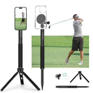 PrecisionMaster Golf Tripod & Monopod, 52" Magnetic Film Stick, MagSafe