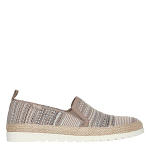 Skechers Women's Engineered Woven Twin Gore Slip on Espadrilles