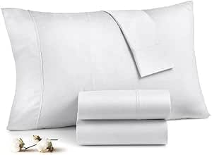 Pure Dreams Egyptian Cotton Pillowcases 2-Pack, Envelope Closure, 50x90 Cm