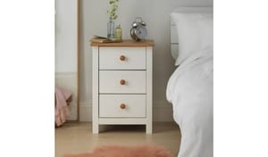Argos 3 Drawer Bedside Table