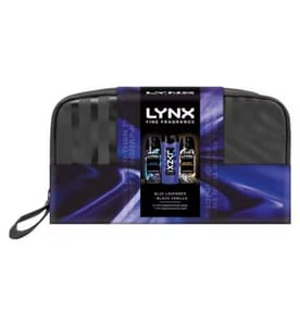 Lynx Fine Fragrance Blue Lavender Washbag Gift Set