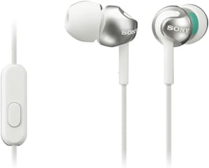 Sony MDREX110APW.CE7 Deep Bass Earphones with Smartphone Mic