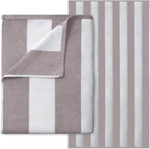 GAVENO CAVAILIA Microfiber Sand-Free Beach Towel 100x200 Cm Light Grey