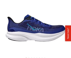 HOKA Mens Mach 6 Running Shoes (Black/Night Sky)
