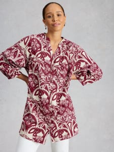 Raquel Linen Blend Tunic