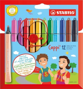 STABILO Cappi - Fibre-Tip Pen with Cap-Ring