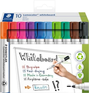 STAEDTLER 351 C10 Lumocolor Whiteboard Marker