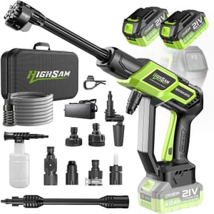 Cordless Pressure Washer: 3000W Brushless, 135 Bar, 6-in-1 Nozzle