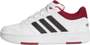 Adidas Kids Hoops Classic J Shoes White/Core Black/Victory Red UK4.5