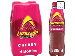 Lucozade Energy Cherry 380ml (Pack of 4)