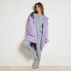 OHS Zip up Oversized Sherpa Fleece Hoodie Blanket