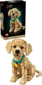 LEGO Icons Golden Retriever Puppy - Building Set for Adults