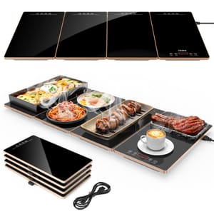 FEPPO 4-in-1 Electric Buffet Warming Tray with Timer