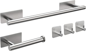5pcs Bathroom Hardware Set Bath Accessory Kit
