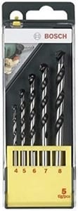 Bosch 5-Pc Concrete Drill Bit Set 4-8 Mm