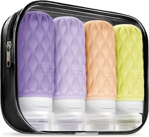 100ml Silicone Travel Bottles for Shampoo and Conditioner