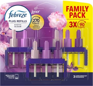Febreze 3Volution Plug-in Refill Exotic Bloom 3x20ml - £7.60 S&S