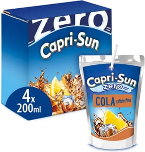 Capri-Sun Zero Cola Kids Juice Multipack 4x200ml - £1.35 S&S