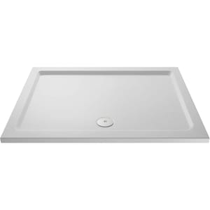 Nuie White Slip Resistant Rectangular Shower Tray 1700 X 900mm