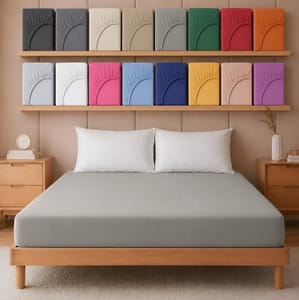 Hafaa Single Fitted Sheet Easy Care 25 Cm Deep Brushed Microfibre