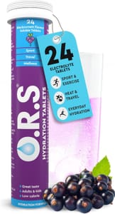 O.R.S Electrolyte Tablets for Rehydration, Travel & Recovery - £3.59 S&S