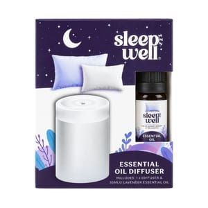 Sleepzzz Well Essential Oil Diffuser + Lavender Oil