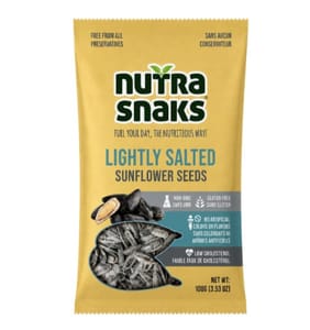 Nutra Snacks Sunflower Seeds Lightly Salted 100g Pack