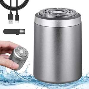 AOOWU Mini Portable Electric Shaver for Men, USB Rechargeable