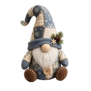 Christmas Patchwork Fabric DIY Decor Kit Gnome Sewing Craft