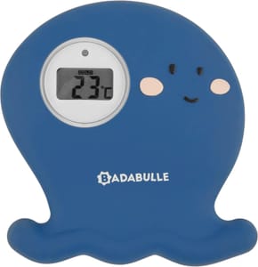 Badabulle Digital Baby Bath Thermometer, Blue Octopus
