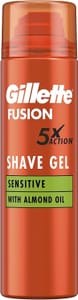 Gillette Fusion5 Ultra Sensitive Shaving Gel for Men, 200 Ml