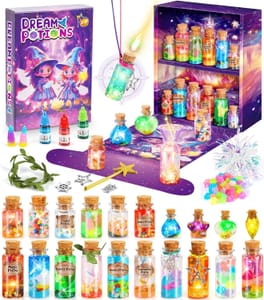Subtail Potion Making Kit for Kids with 20-Bottle Recipe Book