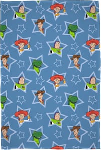 Disney Toy Story Licensed Fleece Blanket - Super Soft, 100x150cm, Blue