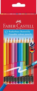 Faber-Castell 12 Erasable Colour Pencils - £5.56 S&S