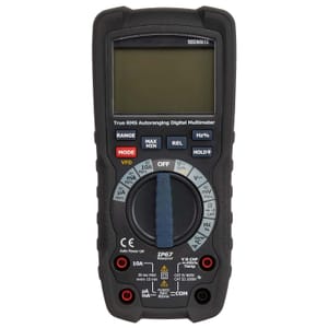 Amazon Basics Digital Multimeter, IP67, 6000-Count, True RMS, Black