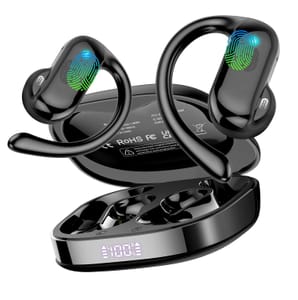Wireless Earbuds Bluetooth 5.4 Open-Ear Headphones with Ear Hooks 42H