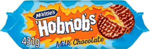 McVitie's Hobnobs Milk Chocolate Biscuits 431g - £2.21 S&S