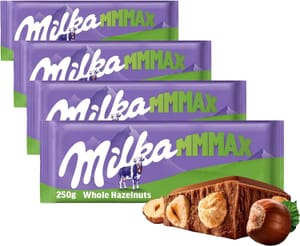 Milka MMMAX Alpine Milk Chocolate Bar with Hazelnuts - £8.70 S&S