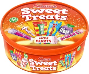 Swizzels Sweet Treats Tub, Vegan Sweets & Lollipops (600g) - £4.07 S&S