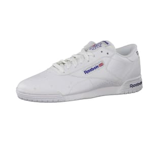 Reebok Men's Exofit Clean Indoor Shoes White Royal Blue UK8