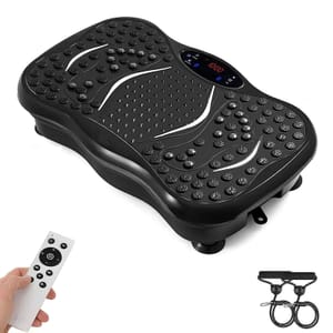 TOTEBOX Vibration Plate with Resistance Bands Bluetooth 99 Levels Remote