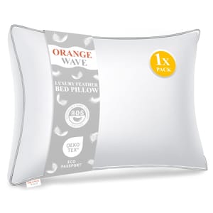 DEAL STACK - Premium Duck Feather and down Pillow 48x74