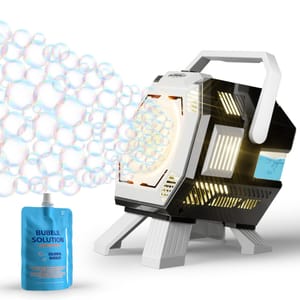 Belemar Bubble Machine for Kids, Automatic Blower with Lights